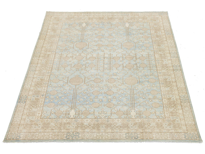 Modern Khotan Wool Rug 10 X 14