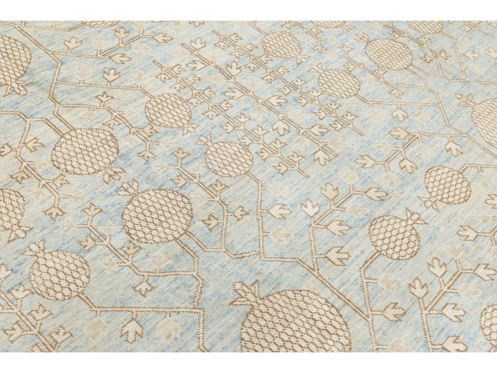 Modern Khotan Wool Rug 10 X 14