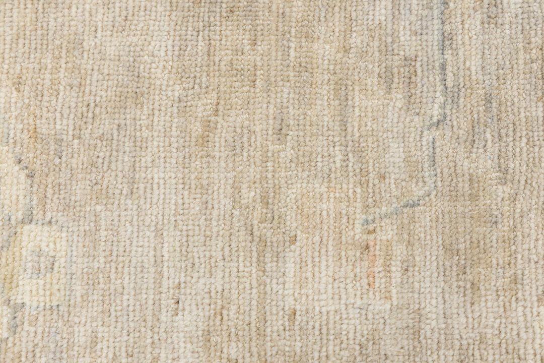 Modern Oushak Wool Rug 14 X 19