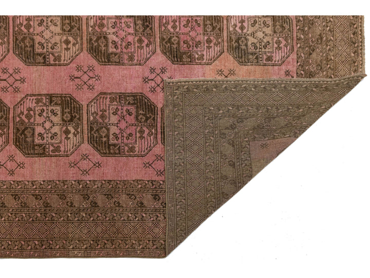 Antique Turkmen Wool Rug 10 X 12