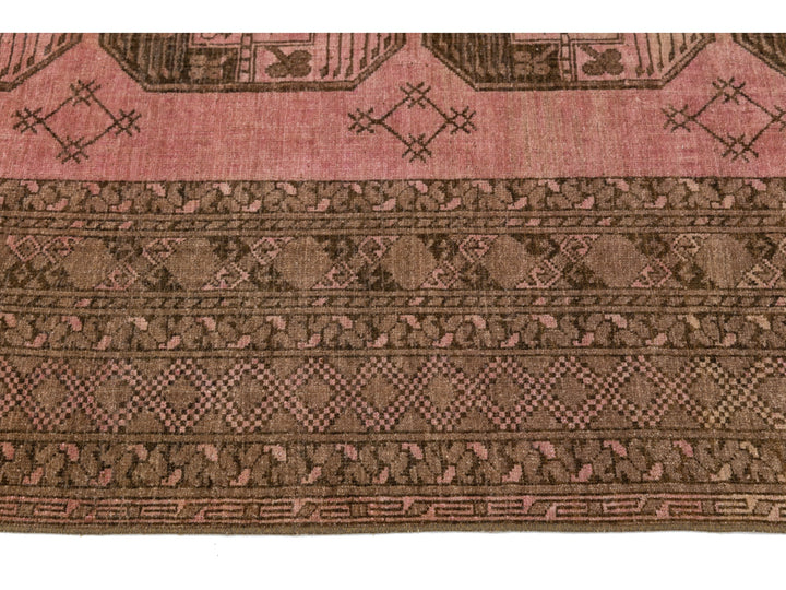 Antique Turkmen Wool Rug 10 X 12