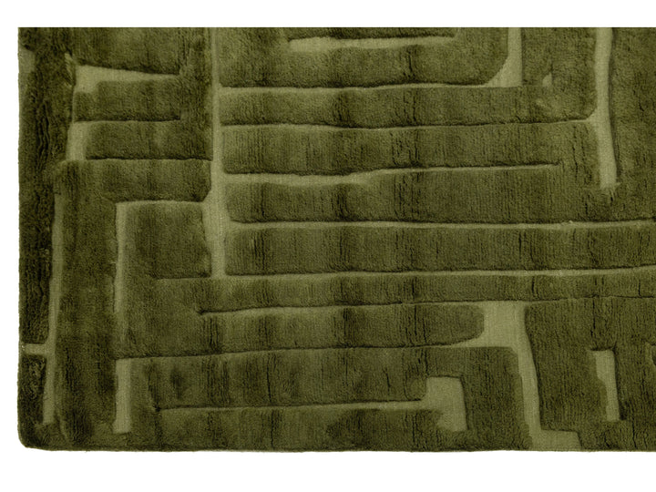 Modern Moroccan Wool Rug 9 X 12