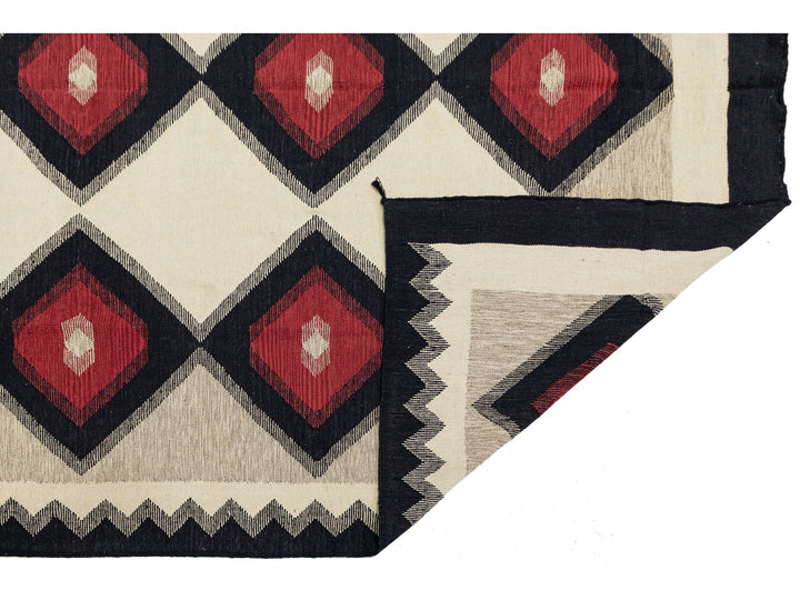 Modern Navajo Wool Rug 9 X 12