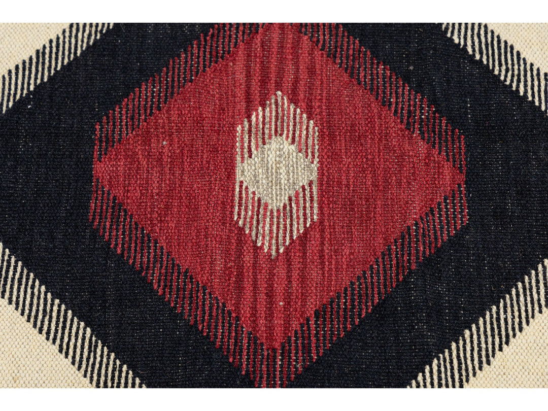 Modern Navajo Wool Rug 9 X 12