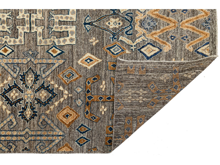 Modern Tulu Wool Rug 9 X 12
