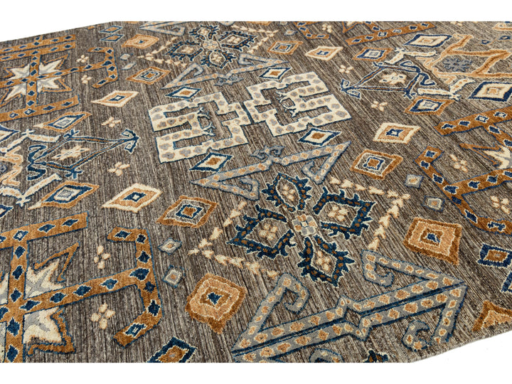 Modern Tulu Wool Rug 9 X 12