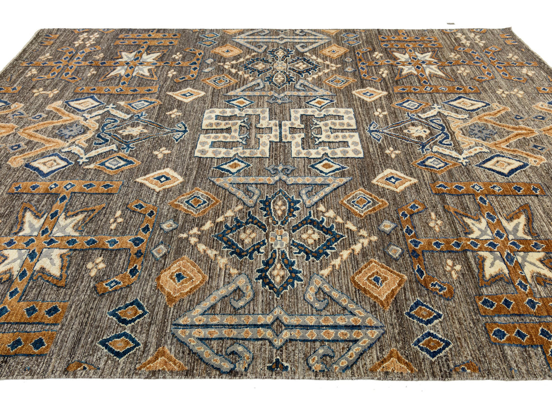 Modern Tulu Wool Rug 9 X 12