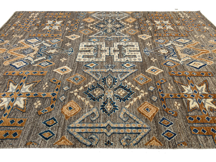 Modern Tulu Wool Rug 9 X 12