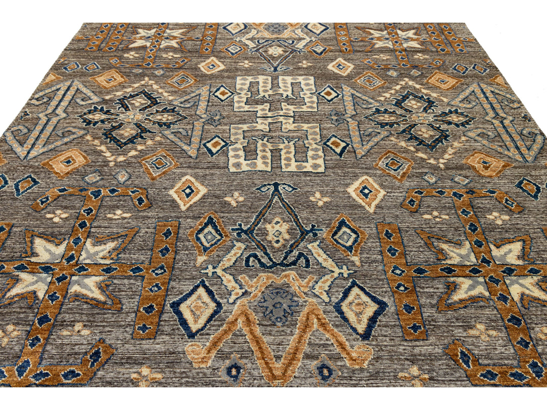 Modern Tulu Wool Rug 9 X 12