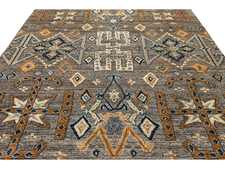 Modern Tulu Wool Rug 9 X 12