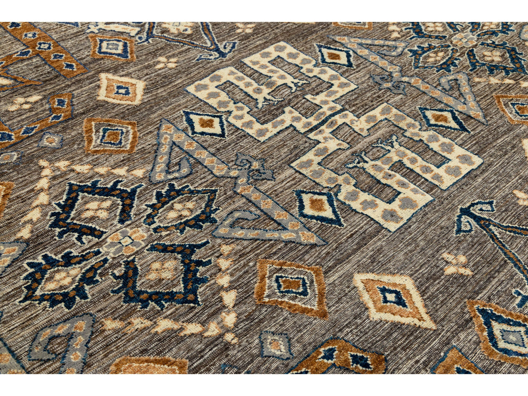 Modern Tulu Wool Rug 9 X 12