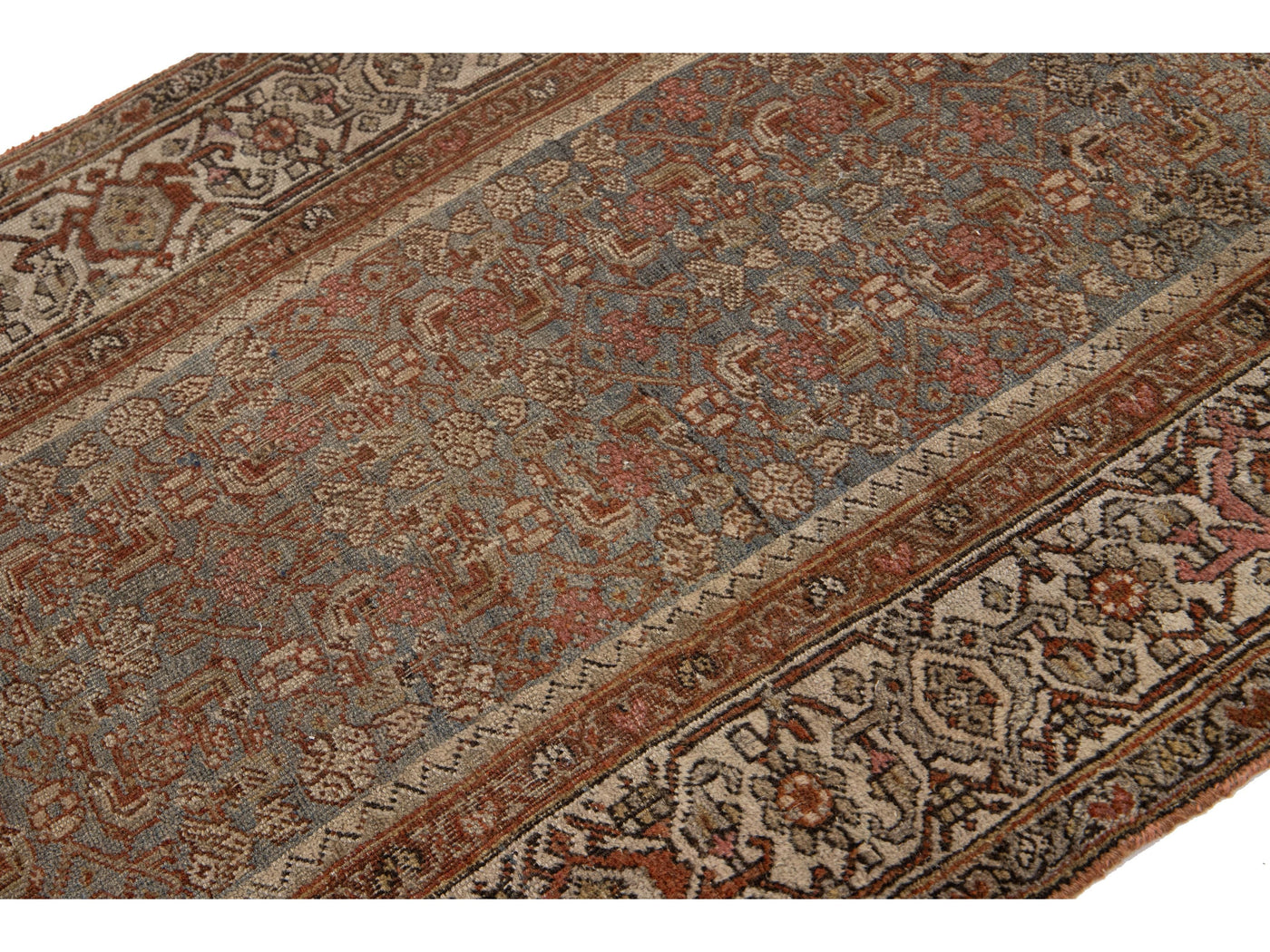 Antique Bidjar Wool Runner 3 X 12