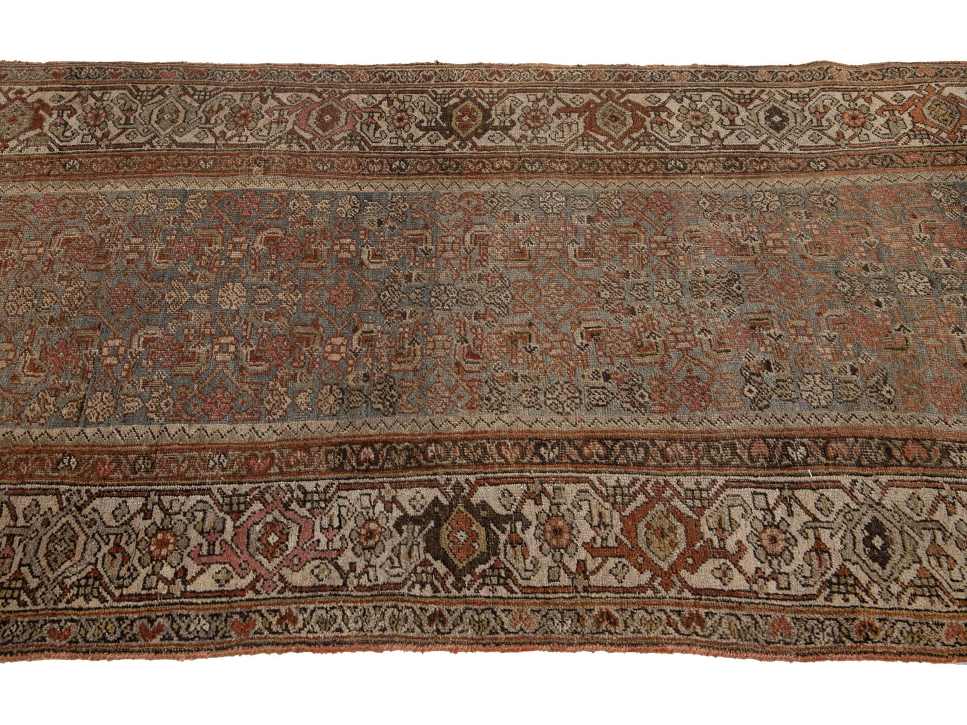 Antique Bidjar Wool Runner 3 X 12