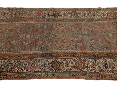 Antique Bidjar Wool Runner 3 X 12