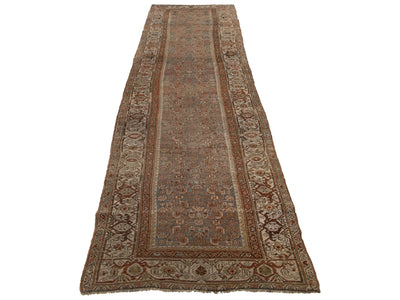 Antique Bidjar Wool Runner 3 X 12