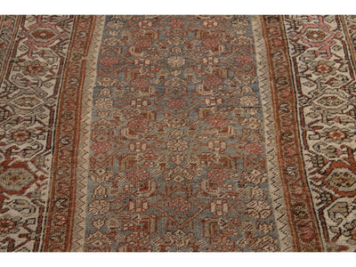 Antique Bidjar Wool Runner 3 X 12