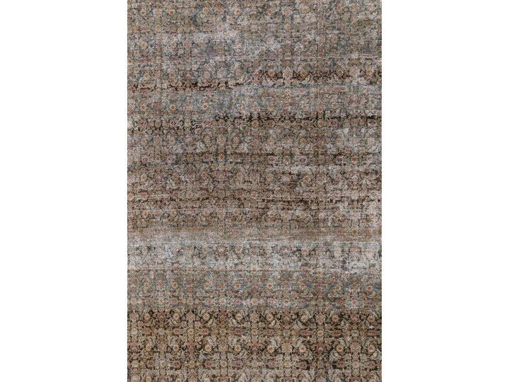 Antique Persian Mahal Wool Rug 11 X 15