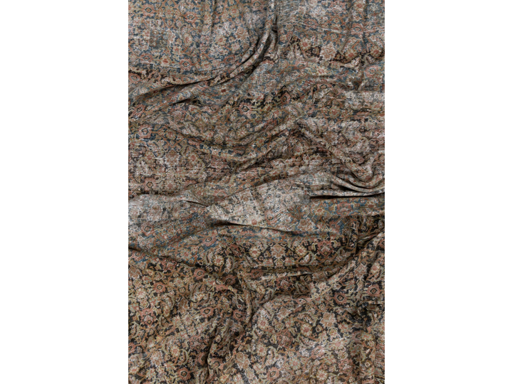 Antique Persian Mahal Wool Rug 11 X 15