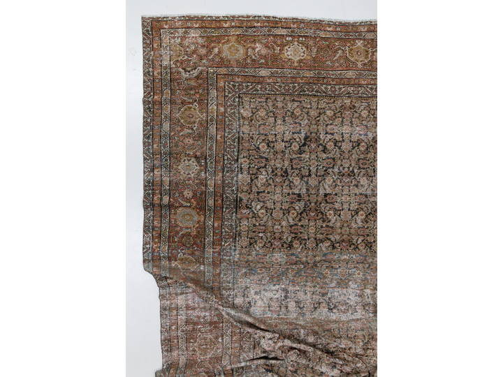 Antique Persian Mahal Wool Rug 11 X 15