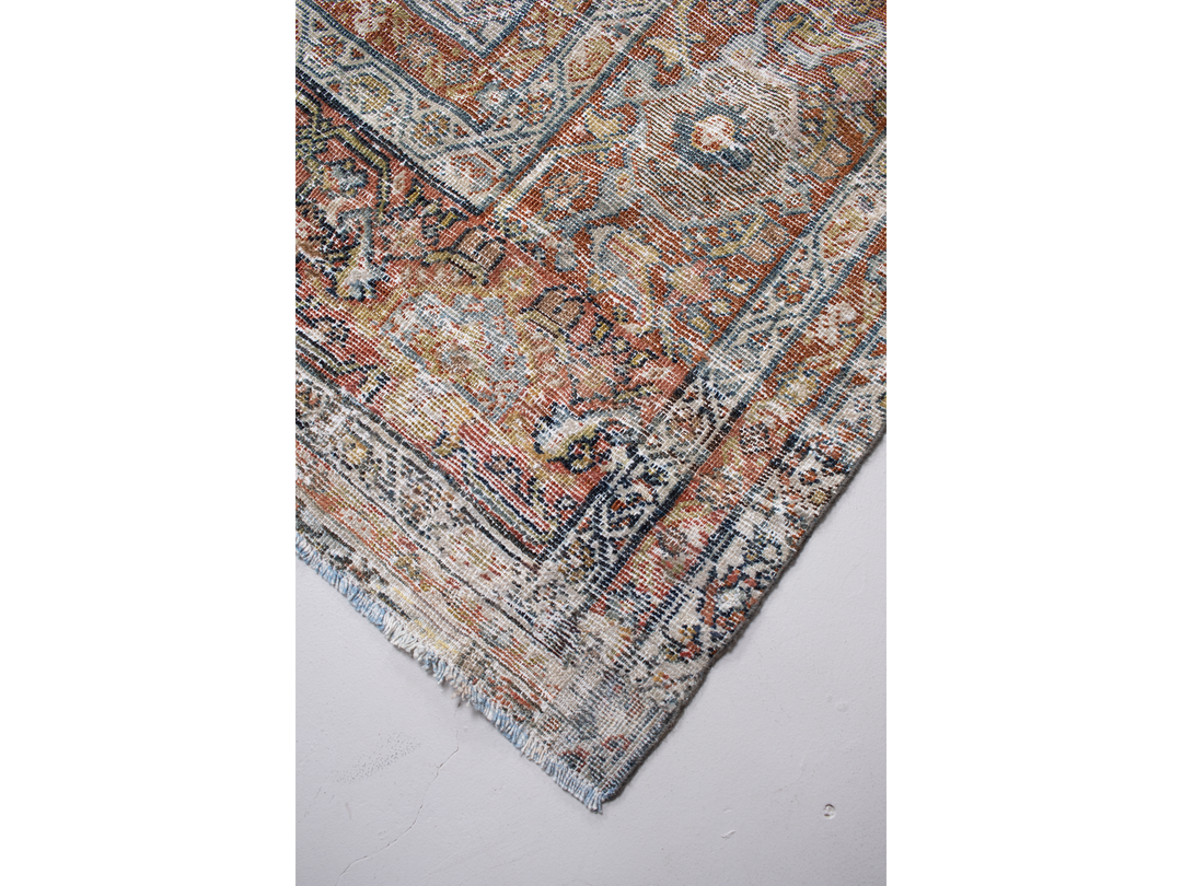 Antique Persian Mahal Wool Rug 11 X 15