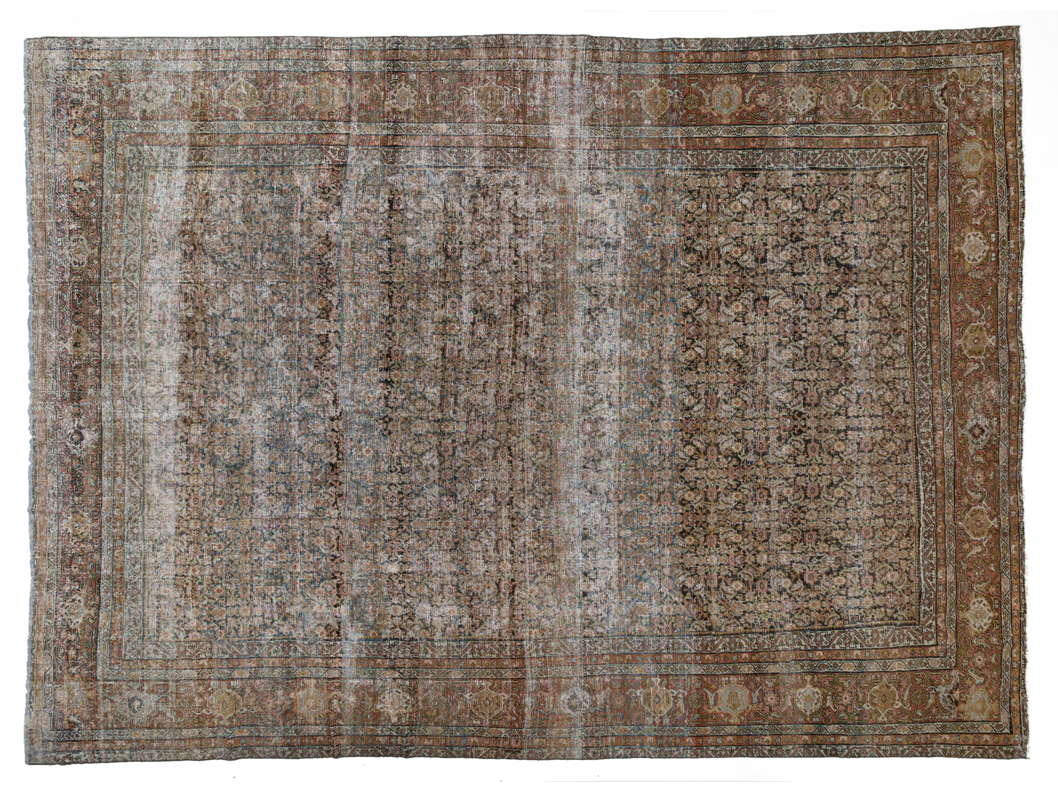 Antique Persian Mahal Wool Rug 11 X 15 – Alexanders Artisan Rugs ...