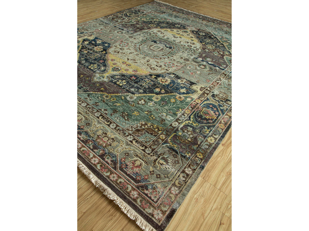 Traditional Wool Rug 8 X 10 -Made to order-