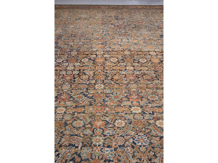 Antique Persian Mahal Wool Rug 13 X 14