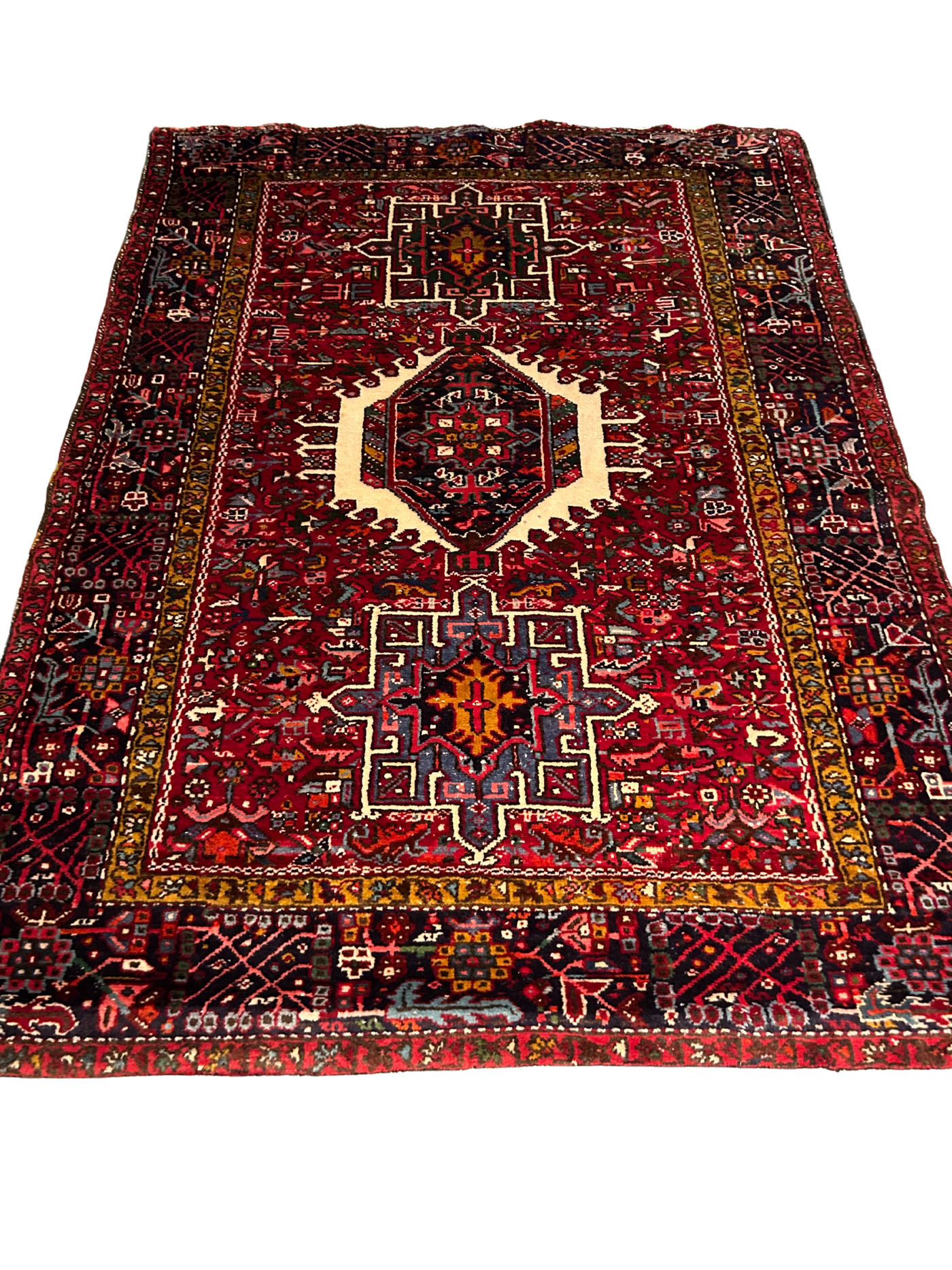 Vintage Persian Karaja Heriz