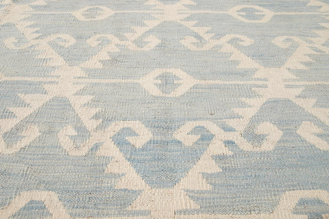 Modern Flatweave Kilim Wool Rug 13 X 15