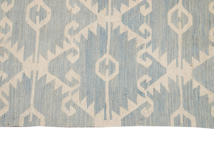 Modern Flatweave Kilim Wool Rug 13 X 15