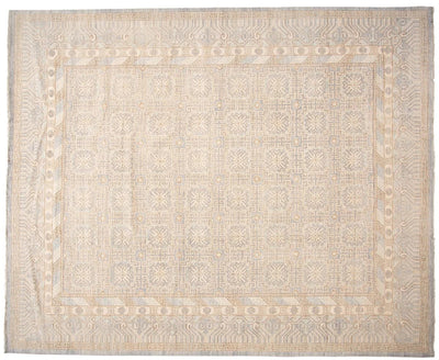 Modern Khotan-Style Oversize Wool Rug 12 X 15