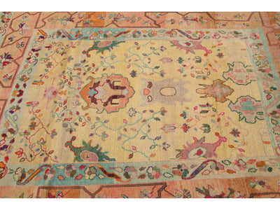 Transitional Revival Wool Rug 6 X 9