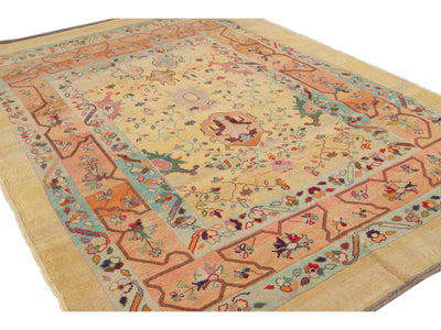 Transitional Revival Wool Rug 6 X 9