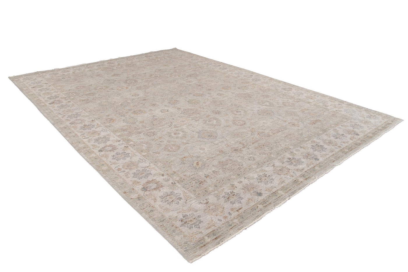 Modern Indian Artisan Wool Rug 10 X 14