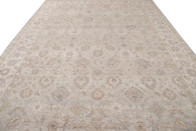 Modern Indian Artisan Wool Rug 10 X 14