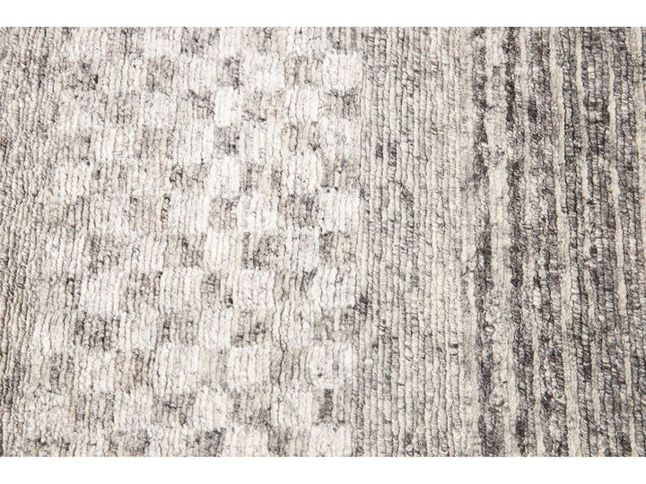 Contemporary Textured Loop Wool Rug 12 X 15