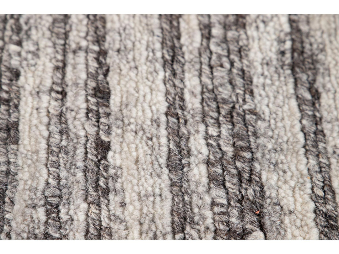 Contemporary Textured Loop Wool Rug 12 X 15