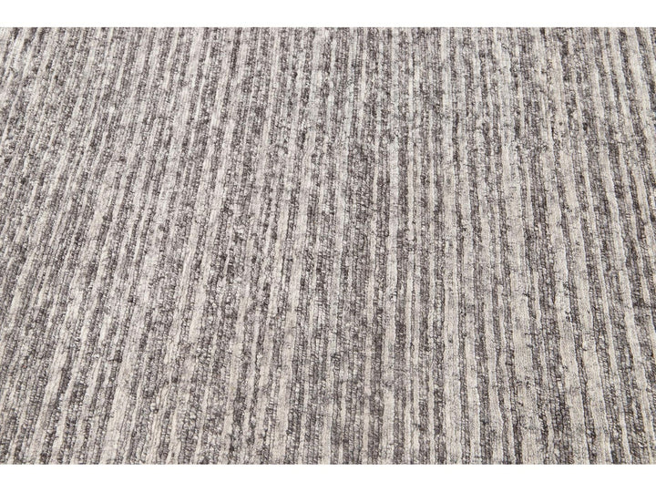 Contemporary Textured Loop Wool Rug 12 X 15