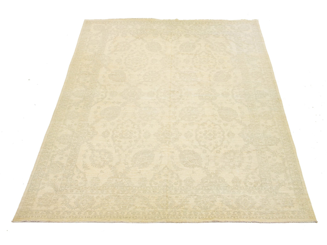 Modern Peshawar Wool Rug 12 X 18