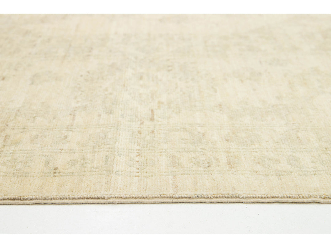 Modern Peshawar Wool Rug 12 X 18