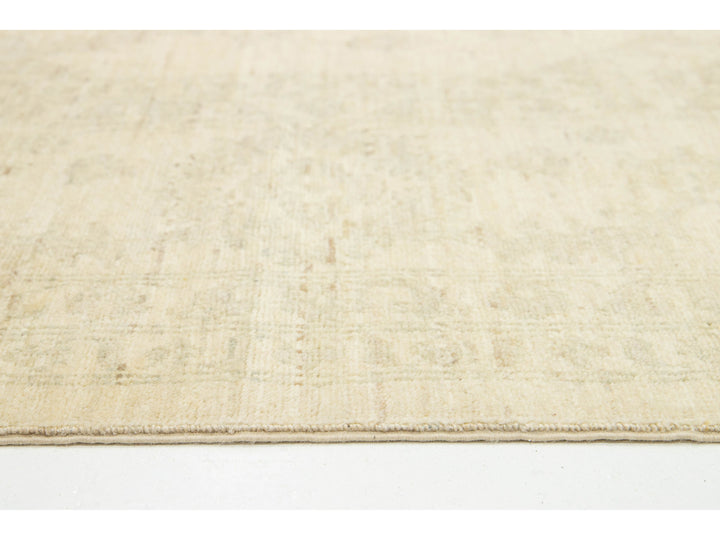 Modern Peshawar Wool Rug 12 X 18