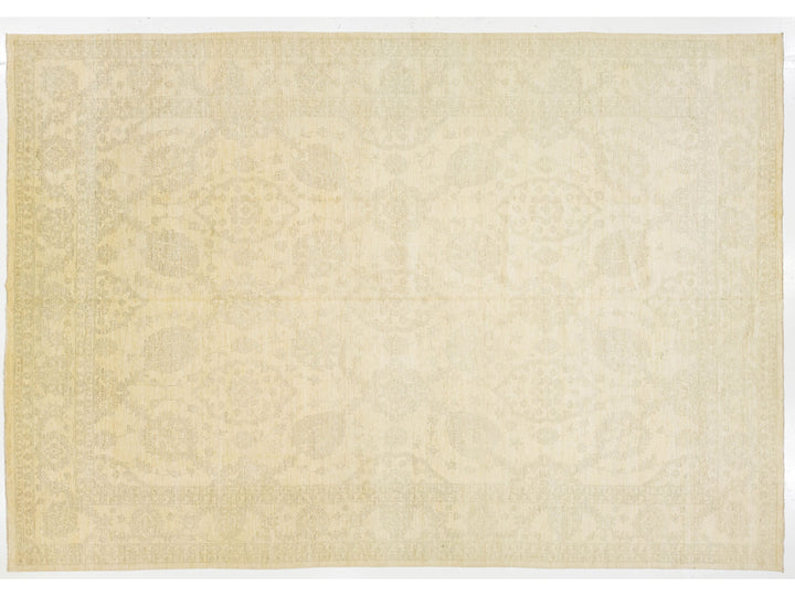 Modern Peshawar Wool Rug 12 X 18