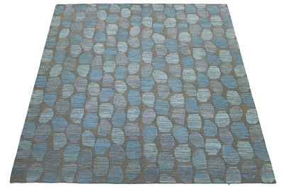 Modern Moroccan Wool Rug 12 X 15