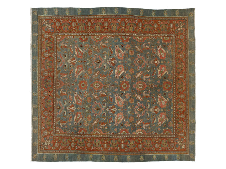 Antique Malayer Wool Rug 11 X 12