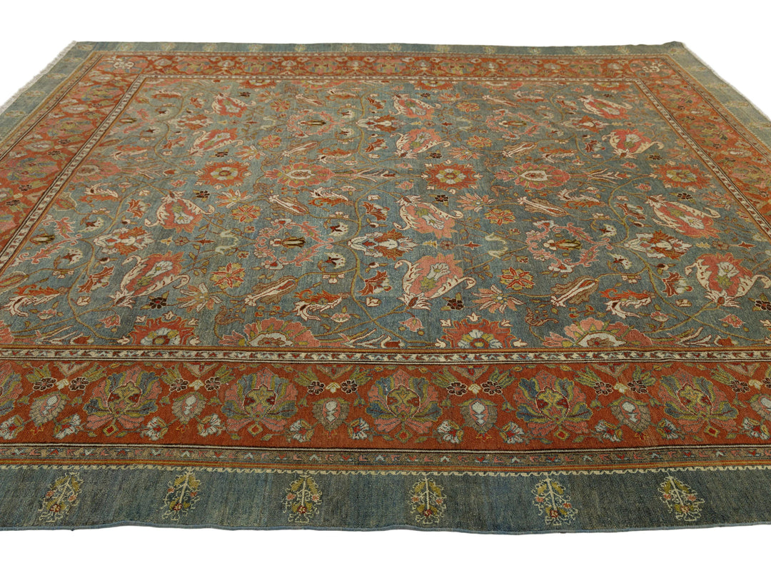 Antique Malayer Wool Rug 11 X 12