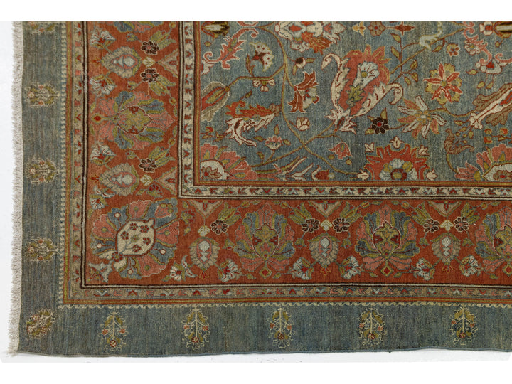 Antique Malayer Wool Rug 11 X 12