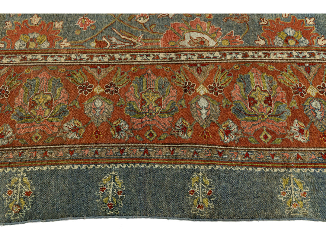 Antique Malayer Wool Rug 11 X 12