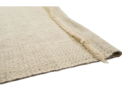 Modern Flatweave Wool Rug 12 X 15