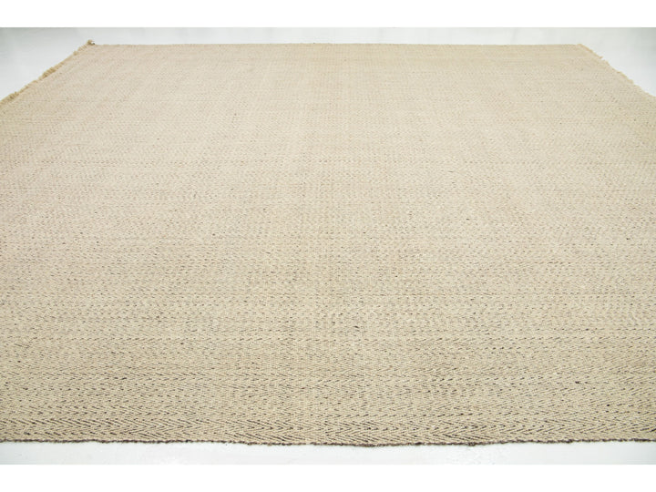 Modern Flatweave Wool Rug 12 X 15