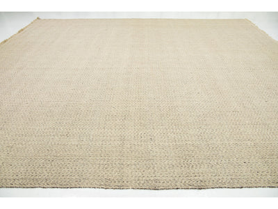 Modern Flatweave Wool Rug 12 X 15